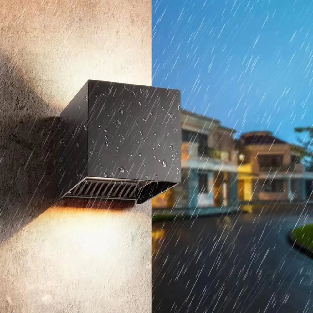 Luxvion | Kabellose LED-Würfel-Wandleuchte