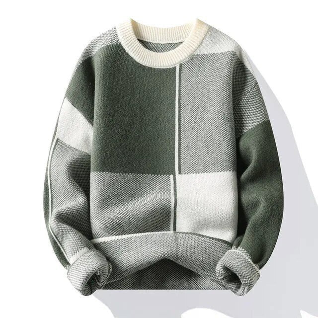 Gannon | Stylischer Pullover mit Blockmuster