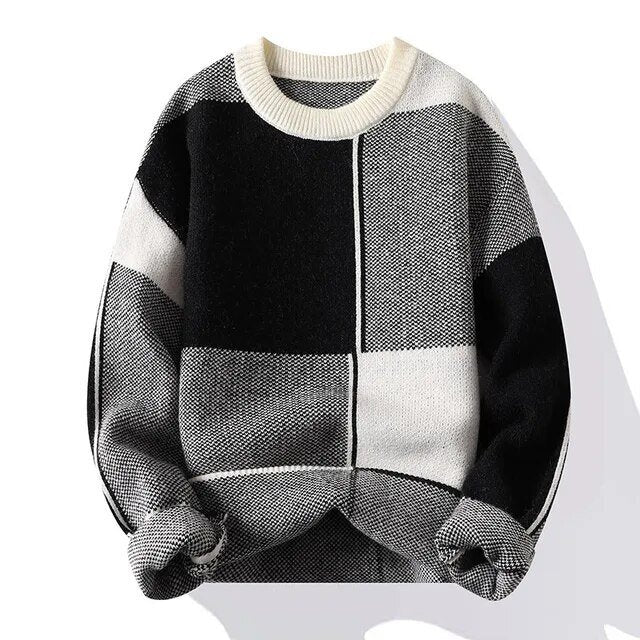 Gannon | Stylischer Pullover mit Blockmuster