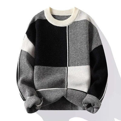 Gannon | Stylischer Pullover mit Blockmuster