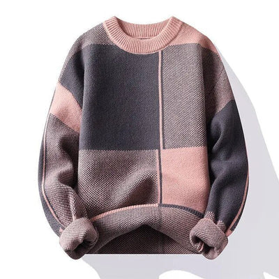 Gannon | Stylischer Pullover mit Blockmuster
