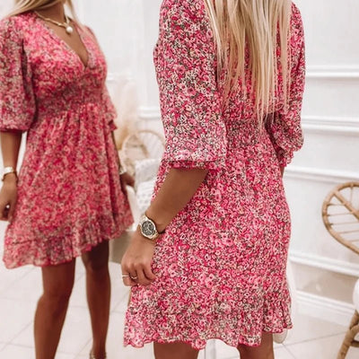 Ardelyn | Minikleid mit Blumendruck