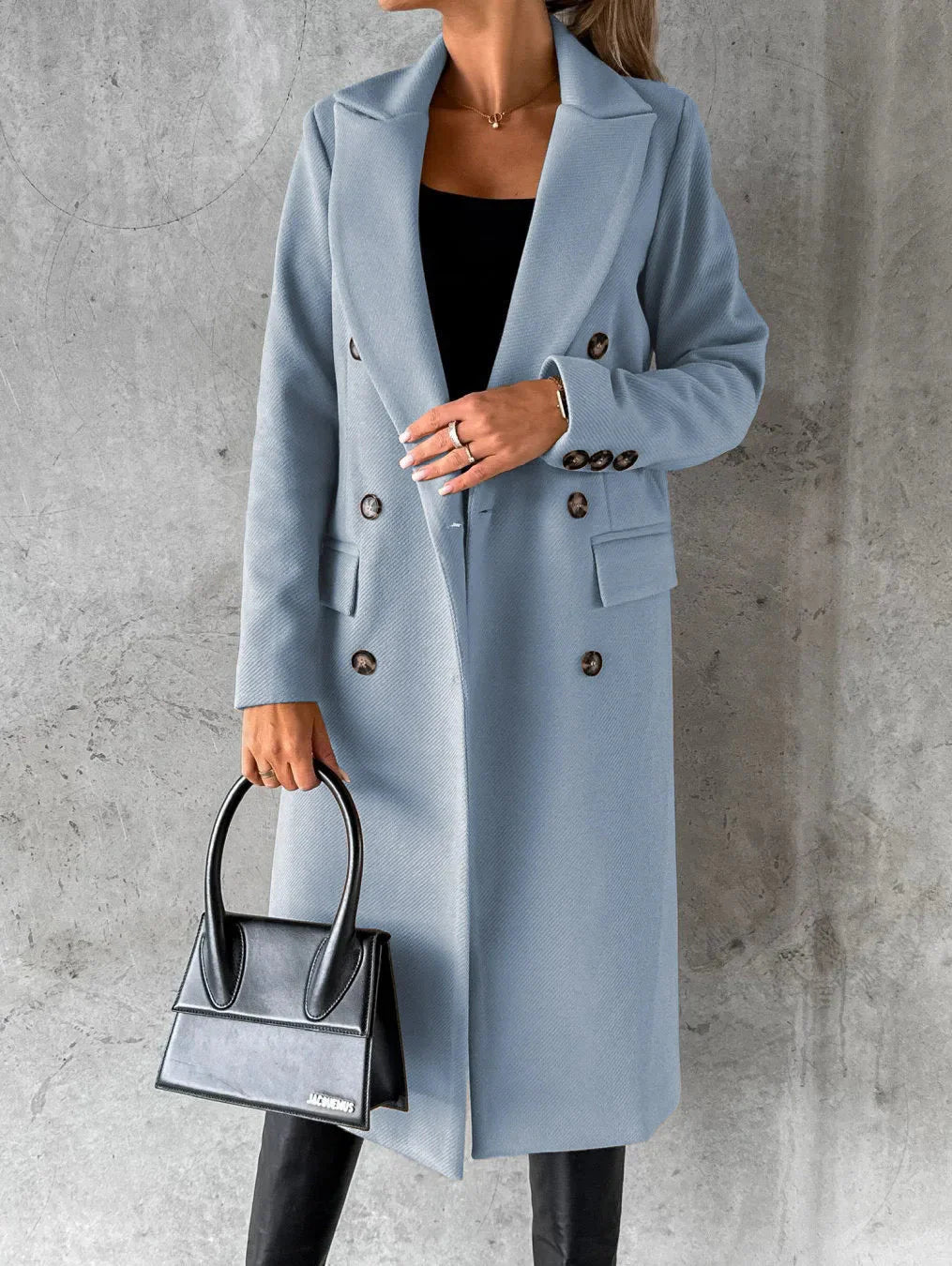 Marcelline | Eleganter Zweireiher-Mantel