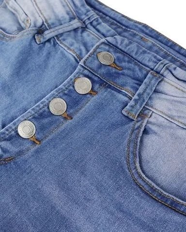 Reniva | High-Waist-Schlagjeans