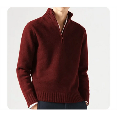 Wade | Kuscheliger Rollkragenpullover mit Reißverschluss