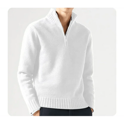 Wade | Kuscheliger Rollkragenpullover mit Reißverschluss