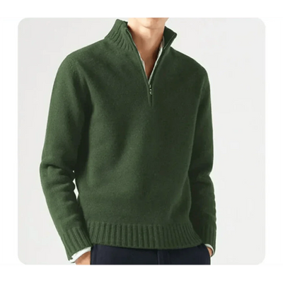 Wade | Kuscheliger Rollkragenpullover mit Reißverschluss