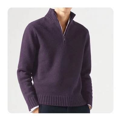 Wade | Kuscheliger Rollkragenpullover mit Reißverschluss