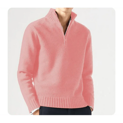 Wade | Kuscheliger Rollkragenpullover mit Reißverschluss