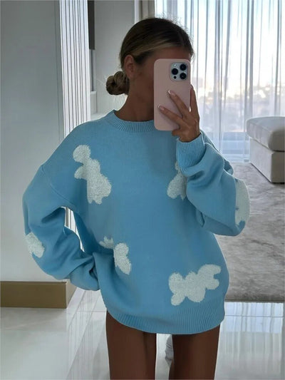 Lunavyn | Mini-Herz-Strickpullover