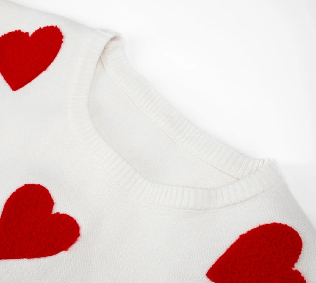 Lunavyn | Mini-Herz-Strickpullover