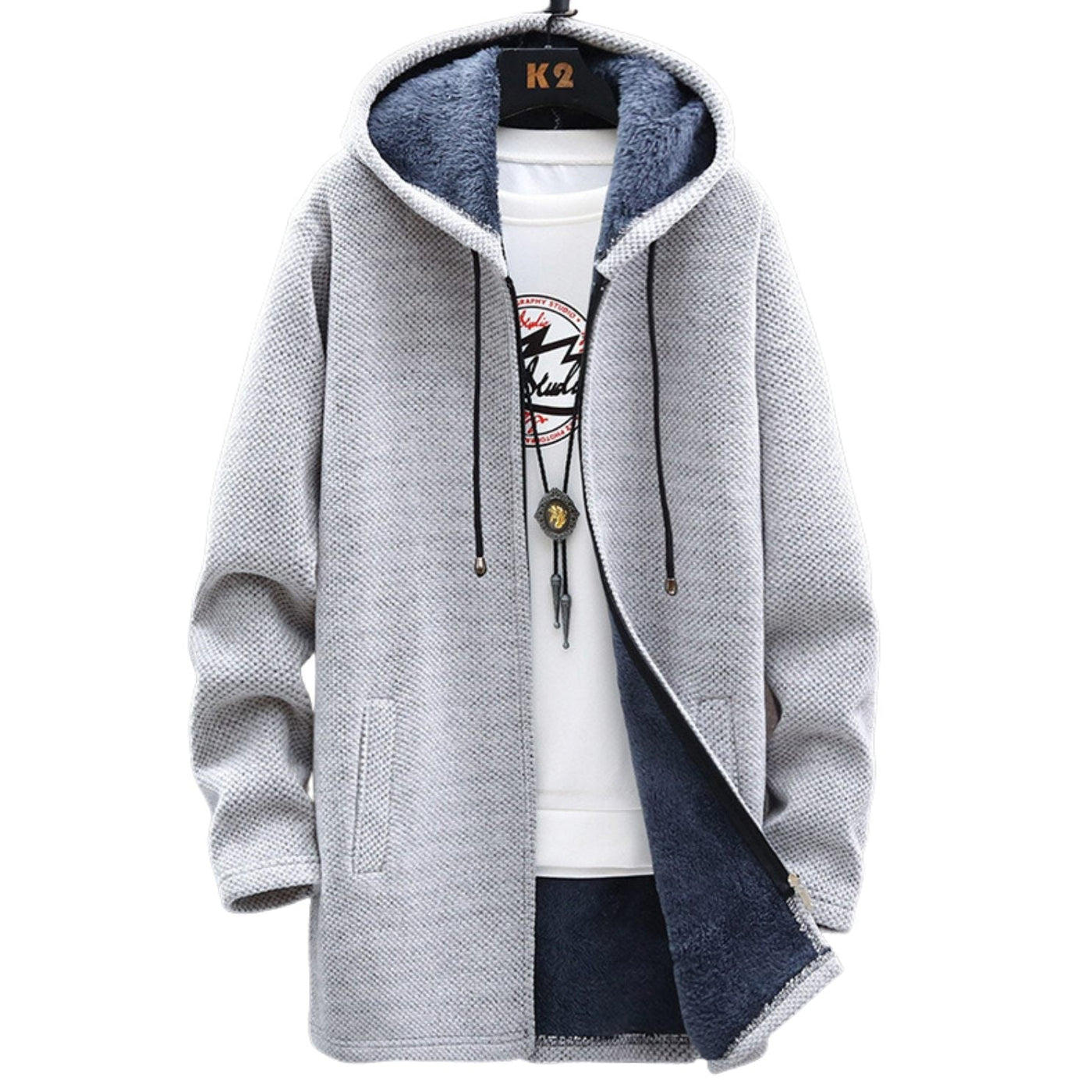 Wilhelm | Warm gefüttertes Strick-Sweatshirt
