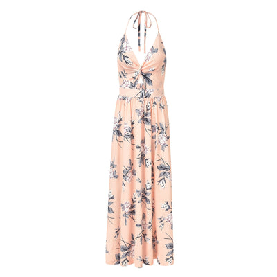 Serelina | Boho Maxikleid mit doppeltem Schlitz