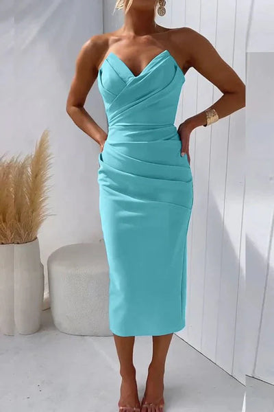 Sophia | Elegantes Plissee-Midikleid