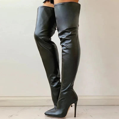 Yassi | Elegante Overknee-Stiletto-Stiefel