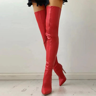 Yassi | Elegante Overknee-Stiletto-Stiefel