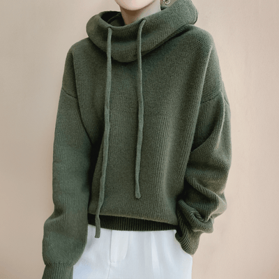 Serenya | Strickpullover mit Kapuze