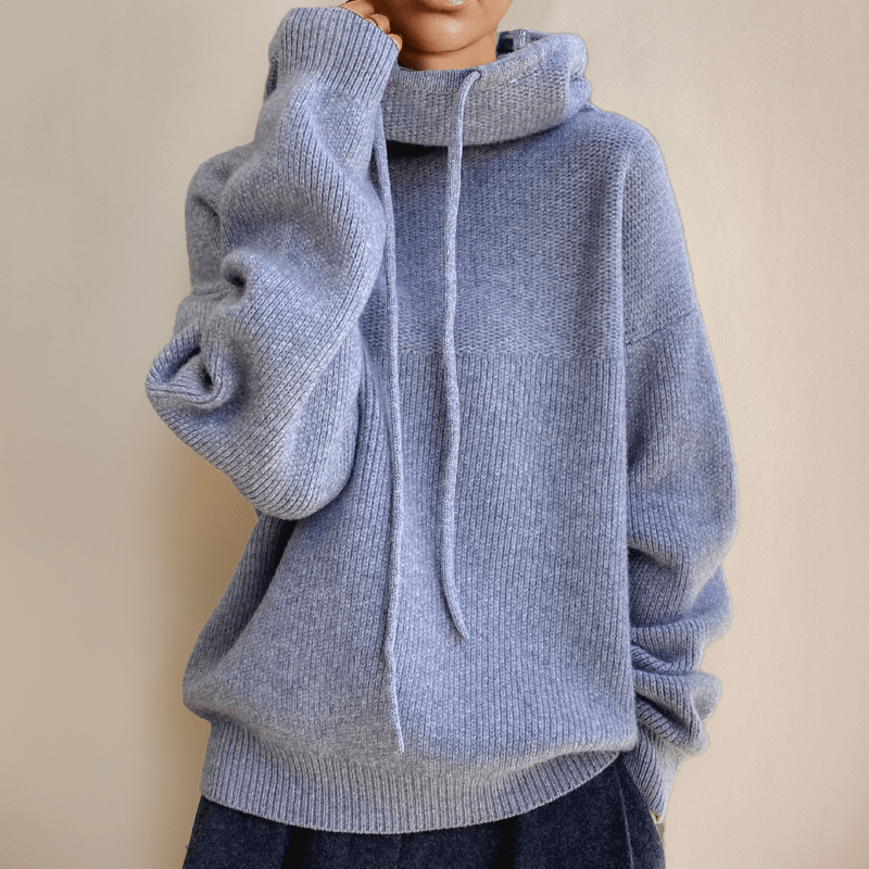 Serenya | Strickpullover mit Kapuze
