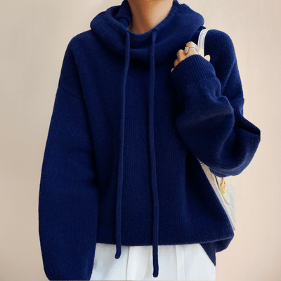 Serenya | Strickpullover mit Kapuze
