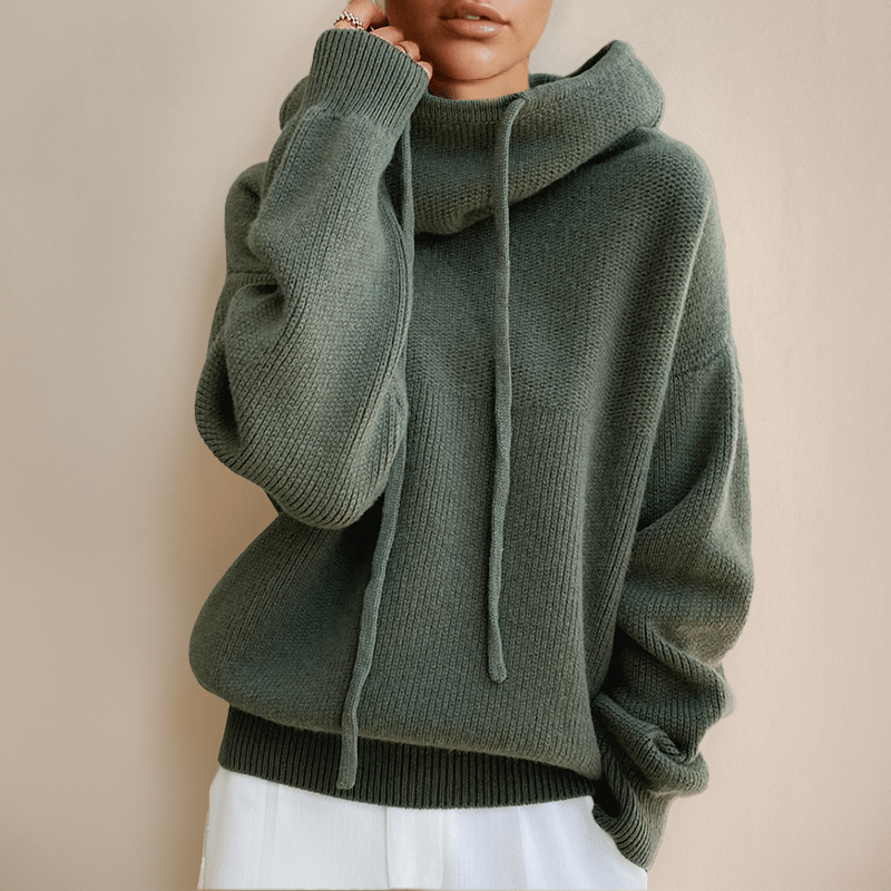 Serenya | Strickpullover mit Kapuze