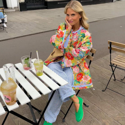 Harper | Helle Steppjacke