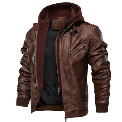 Drovan | Kapuzenjacke im Moto-Stil