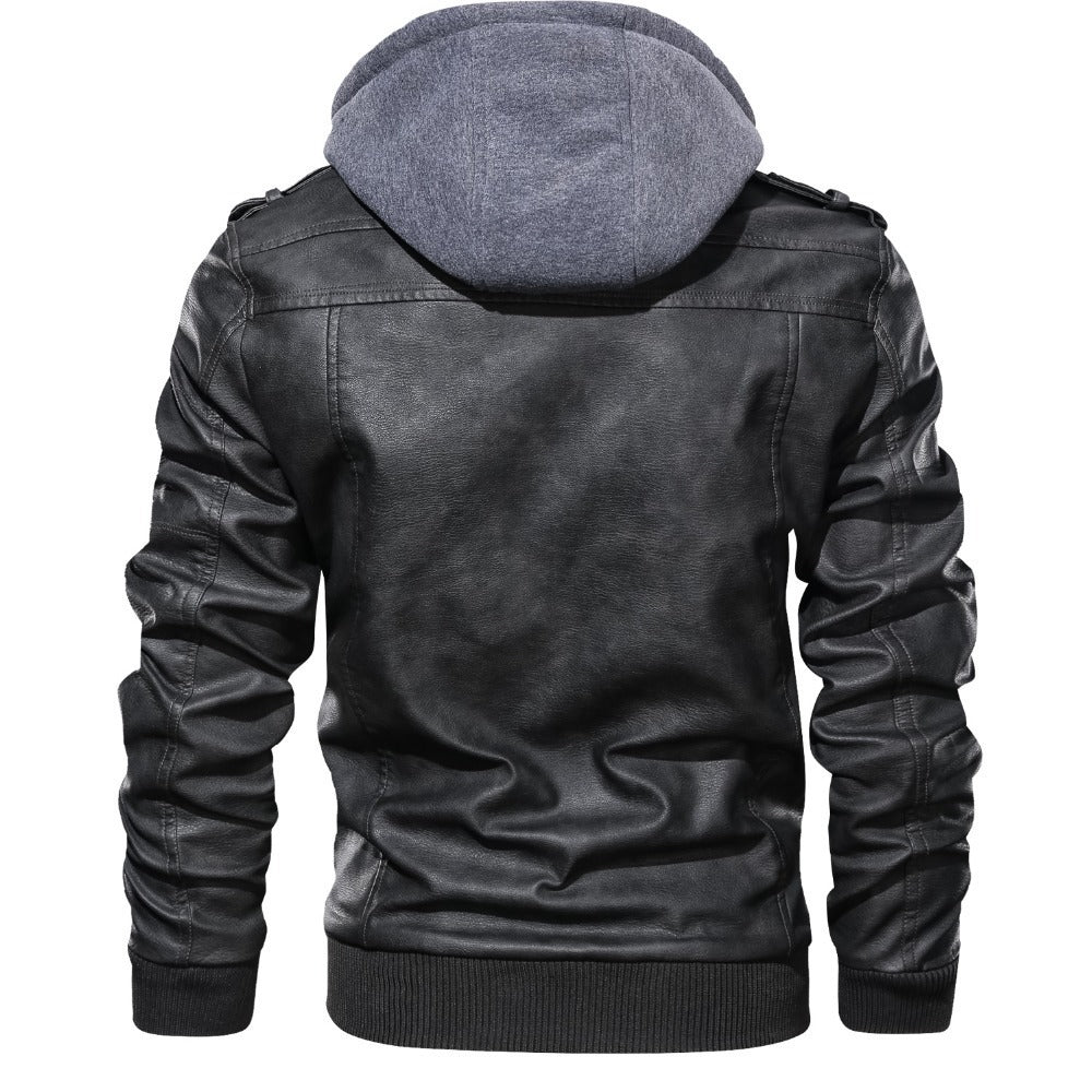 Drovan | Kapuzenjacke im Moto-Stil