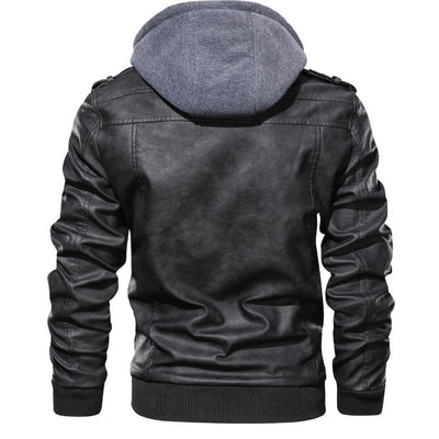 Drovan | Kapuzenjacke im Moto-Stil