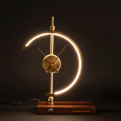 Phare | Retro-Inspired Clock Table Lamp