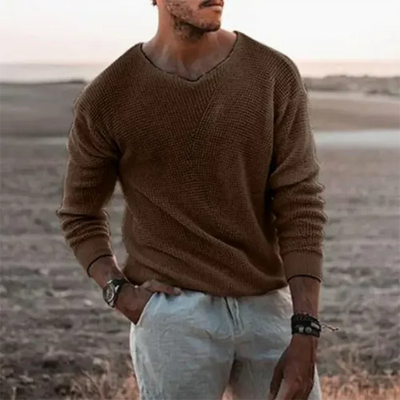 Magnus | Warmer Langarm-Strickpullover