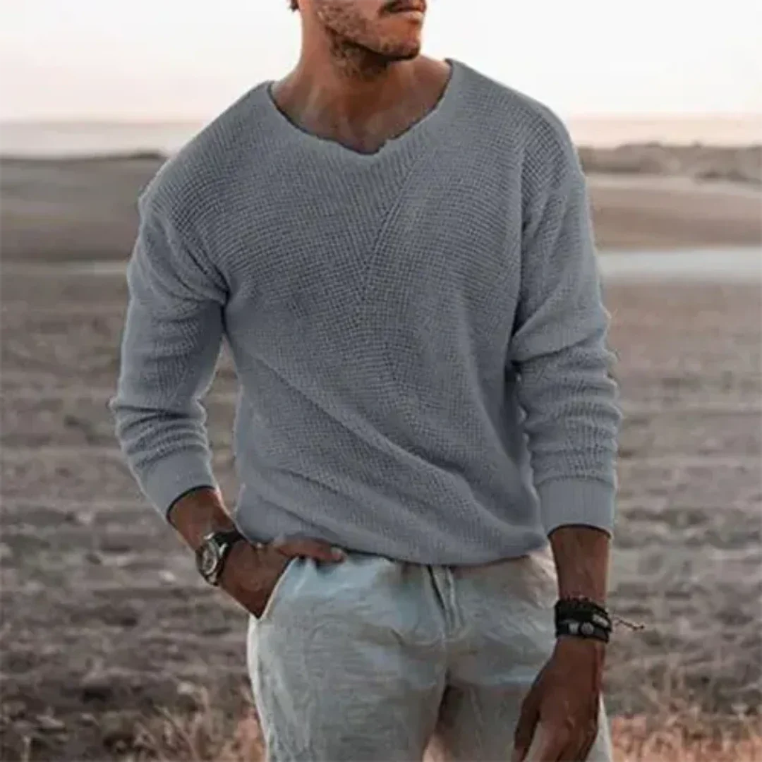 Magnus | Warmer Langarm-Strickpullover