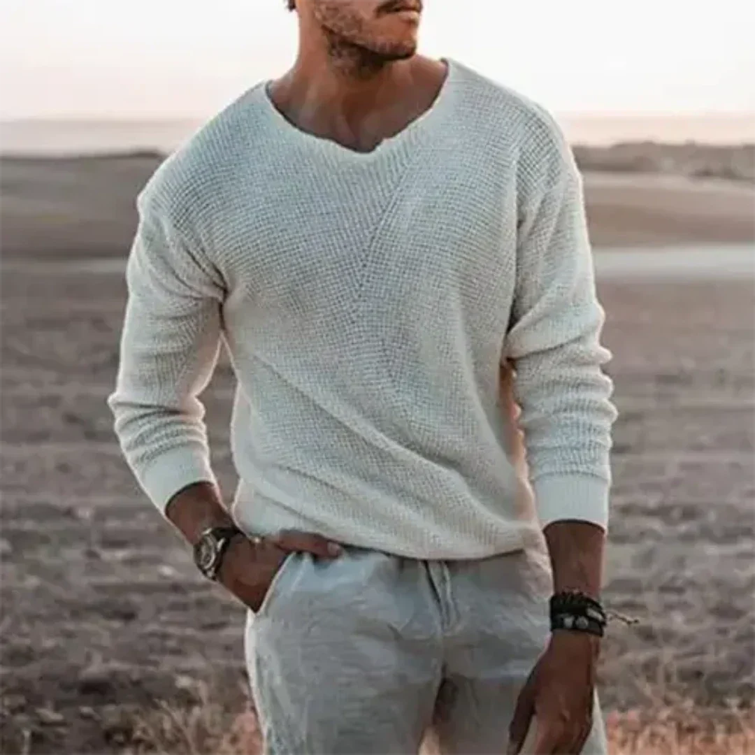 Magnus | Warmer Langarm-Strickpullover