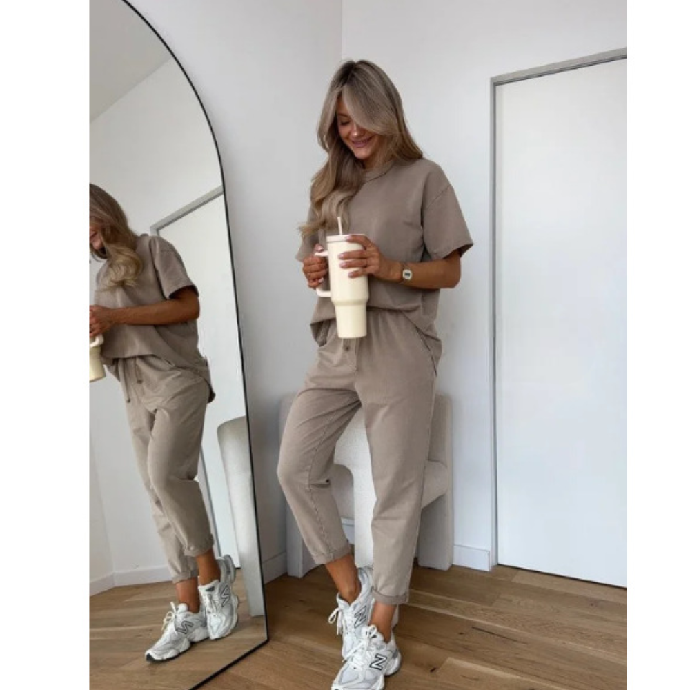 Damen Zweiteiler aus Baumwolle