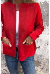 Rose | Strickjacke mit Taschen