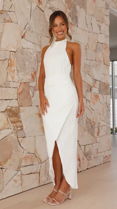 Emilia - Elegantes Plisseekleid