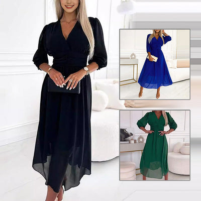 Petralie | Luftiges Kleid mit V-Ausschnitt
