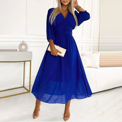 Petralie | Luftiges Kleid mit V-Ausschnitt