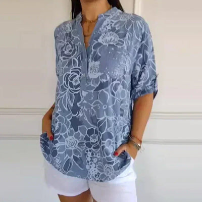 Lotte – Bluse mit Blumendruck