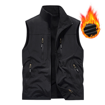 Men's Oversized Sleeveless Vest with Pockets