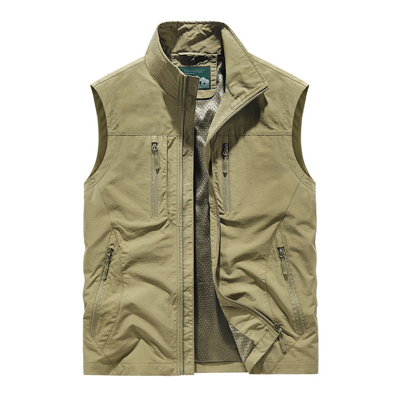 Men's Oversized Sleeveless Vest with Pockets