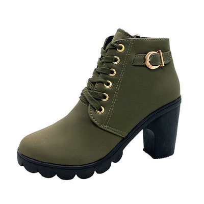 Women's Chunky Heel Boots