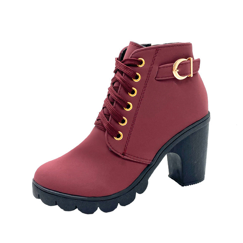 Women's Chunky Heel Boots