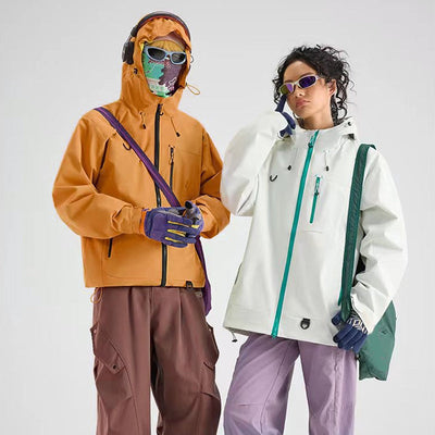 Unisex Outdoor-Jacke mit Kapuze