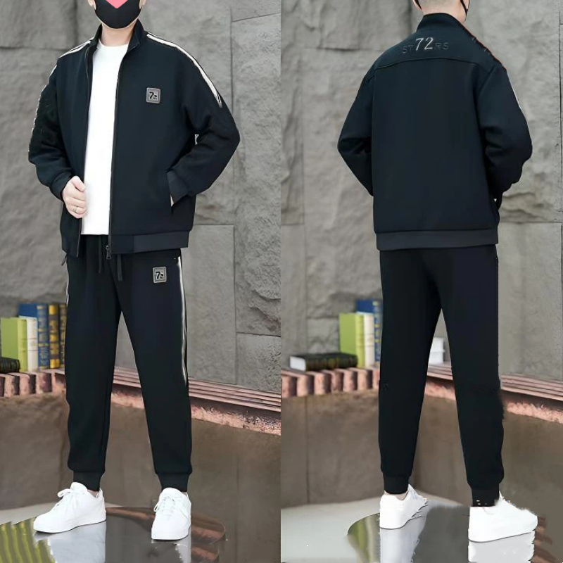 Herren Trainingsanzug mit Reißverschlussjacke