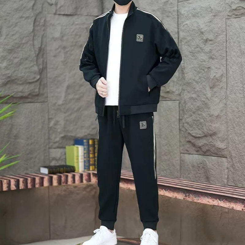 Herren Trainingsanzug mit Reißverschlussjacke