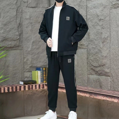 Herren Trainingsanzug mit Reißverschlussjacke