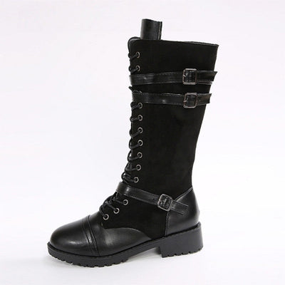 Vintage-Kampfstiefel für Damen