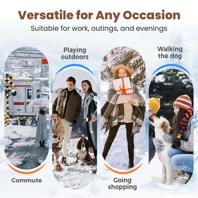 Warm-lined Women's Ankle Boots with Block Heel