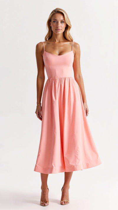 Carmeline | Maxikleid mit fließender Silhouette
