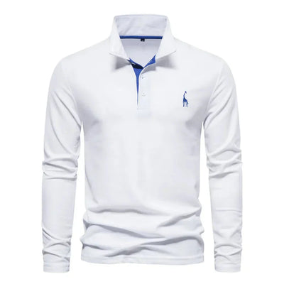 GUNVOR - LONG SLEEVED POLO FOR MEN